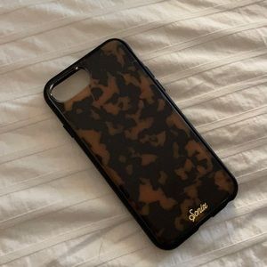 anthropologie sonix iphone 8/7/SE brown tort case